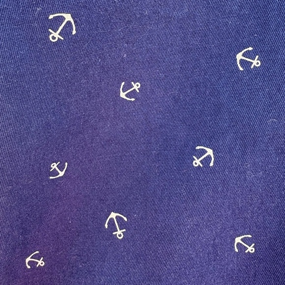 Talbots Anchor Print Navy Chino Capri’s | Size 14 - Picture 5 of 7